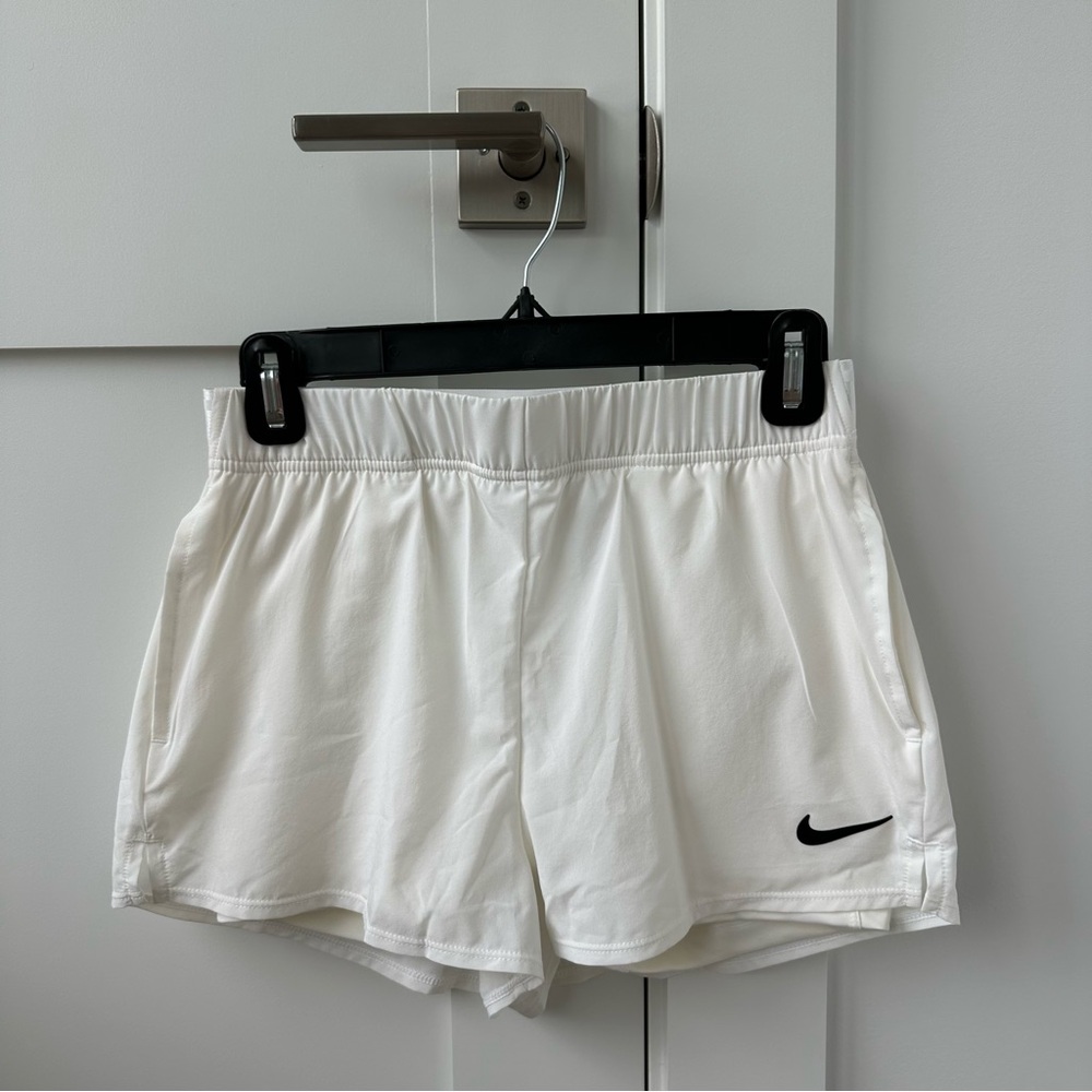 Nike Athletic Shorts White Performance Design